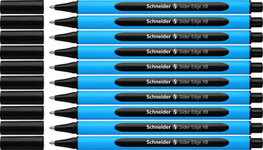 Schneider schrijfwaren schneider balpen - slider edge - xb - zwart - 10 stuks - s-152201-10
