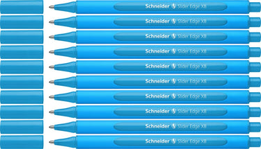 Schneider schrijfwaren schneider balpen - slider edge - xb - lichtblauw - 10 stuks - s-152210-10