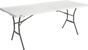 Lifetime - werktafel - buffettafel - 180 cm - inklapbaar als koffer - wit