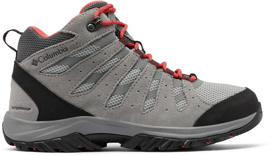 Columbia redmond iii mid waterproof dames wandelschoenen - steam, red coral