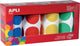Apli kids stickers xl cirkels | diameter 45 mm | doos met 4 rollen in 4 kleuren