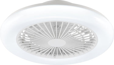 Brilliant montero - plafondventilator - led 20w - cct - 2700k-6500k - dimbaar - afstandsbediening - wit