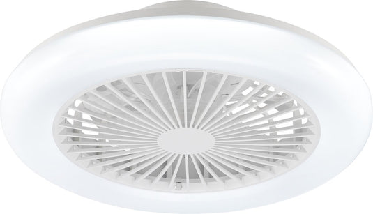Brilliant montero - plafondventilator - led 20w - cct - 2700k-6500k - dimbaar - afstandsbediening - wit