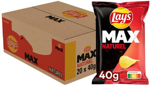 Lay's lay’s max naturel (20x40gr)