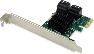 Conceptronic emrick03g 4-port sata adapter w sata cable [pcie 2.0, sata3, 6 gbit s, asmedia106]