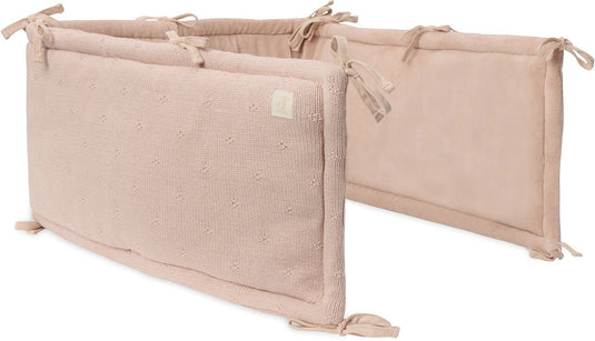 Jollein boxbumper 180x30cm cosy knit wild rose