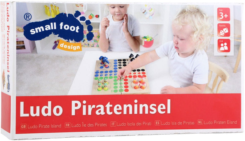 Load image into Gallery viewer, Small foot - houten ludo pirateneiland
