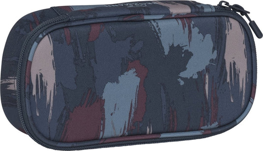 Beckmann etui - sport junior - ovaal - leeg - blue brush