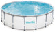 Summer waves frame zwembad rond - ⌀488 x 122 cm - zwembaden - inclusief zandfilterpomp - ladder - afdekzeil - grondzeil - onderhoudsset