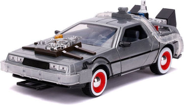 Jada toys 1 24 delorean back to the future part iii met werkende lichten