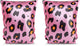 Swim essentials - zwembandjes - panterprint - zwemvleugels - 15-30 kg - 2-6 jaar - roze goud