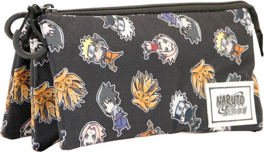 Naruto shippuden wind triple pencil case