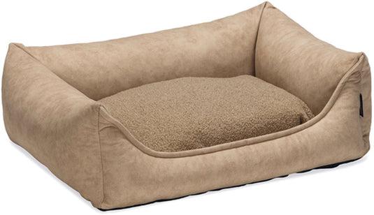 Beeztees lua - orthopedische hondenmand - beige - 70x50x21,5 cm