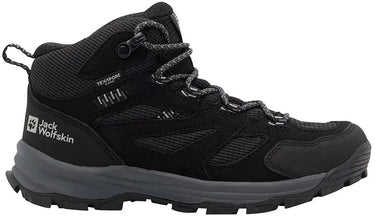 Jack wolfskin vojo tour texapore mid wandelschoenen zwart eu 33 jongens,meisjes