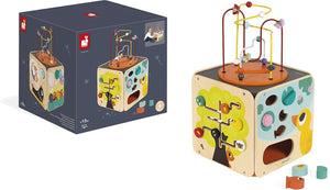 Janod - houten activiteitenkubus - met looping