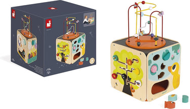Janod - houten activiteitenkubus - met looping