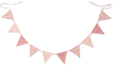 Little dutch slinger met vlaggetjes - roze - fairy garden - fairy floral
