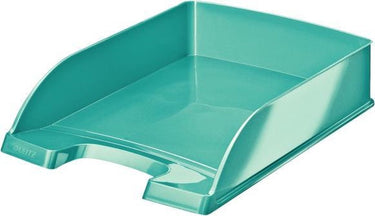 Leitz wow brievenbak - a4 - ijsblauw metallic