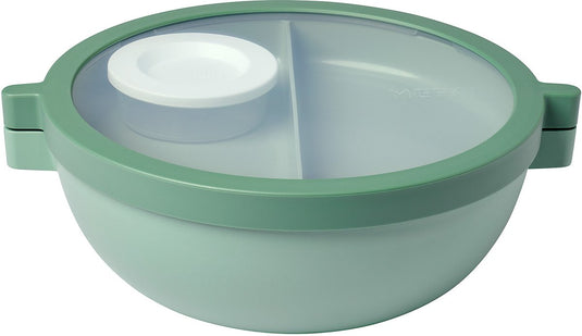 Mepal vita bento lunchbowl - 5 vakken waarvan 3 uitneembare bakjes - bento box - salade lunchbox - nordic sage