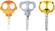 Vaessen creative kinderschaar set - 3 st. - linkshandig rechtshandig - met dieren design