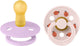 Bibs studio colour fopspeen - rond - 2 stuks - 6-18 mnd - ladybug violet sky mix