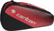 Carlton - team 2 compartment racket bag- black yellow- badminton tas