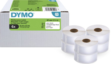 Dymo multifunctionele etiketten wit