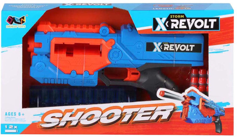 Load image into Gallery viewer, Lobbes speelgoed bv shooter x revolt - met 12 zachte pijlen
