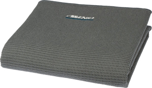 Avento yogahanddoek - anti-slip - absorberend sneldrogend - grijs