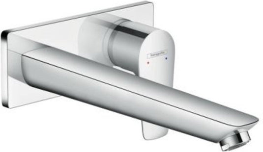 Hansgrohe talis e - wastafelmengkraan - ééngreeps bediening - met afvoerplug - 225mm maat - chroom