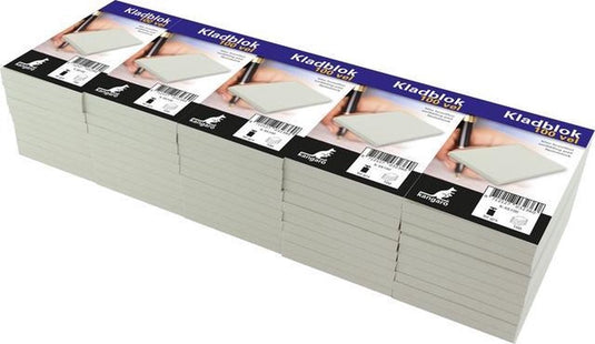 Kangaro kladblok - 6,75,x 11cm - grijs - 50 stuks