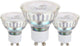 Eglo led lamp set 3 stuks - gu10 - ø 5 cm - helder - 3000k
