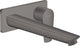 Hansgrohe talis e - wastafelmengkraan - ééngreeps bediening - met afvoerplug - 225mm maat - brushed black chrome