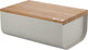 Alessi broodtrommel met snijplank mattina - warm grey - bg03 wg - door big-game