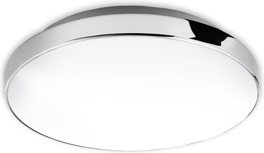 Briloner malbona - badkamerlamp plafondlamp - plafonnière badkamerverlichting - 13 watt - 1.200 lumen - 4.000 kelvin - wit-chroom - 28.5cm