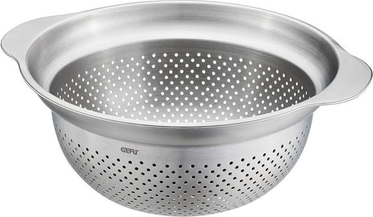 Gefu premio vergiet en stoominzet ø23 cm – rvs 3-in-1 vergiet – vaatwasmachinebestendig