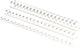 Fellowes bindruggen 10 mm wit, 100 stuks
