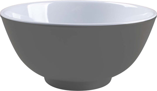 Bo-camp - kom - two-tone - melamine - 4 stuks - grijs
