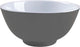 Bo-camp - kom - two-tone - melamine - 4 stuks - grijs