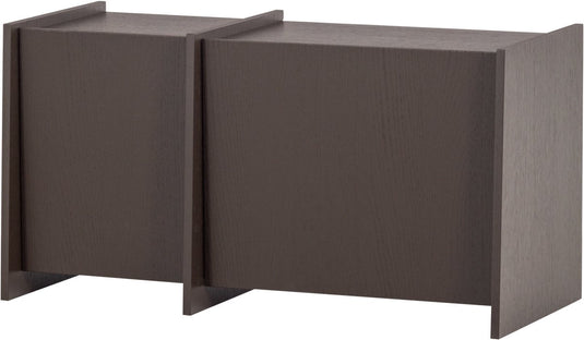 Woood brock tv meubel 102 cm - essen fineer - middenbruin - 53x102x44