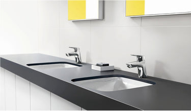 Hansgrohe logis - wastafelmengkraan - ééngreeps bediening - zonder waste - 70mm - chroom