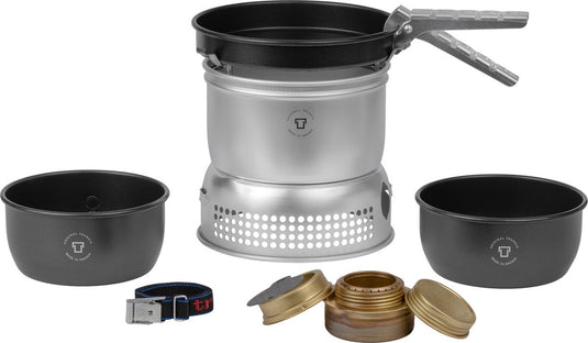 Trangia 27-5 ul ultra-lichtgewicht spiritus campingkookset 18,5 x 10 cm