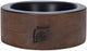 Menno's dierenwereld designed by lotte milani voerbak hond - drinkbak eetbak hond - hondenvoerbak - hout rvs - zwart - 370 ml