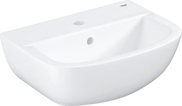 Grohe bau ceramic wastafel 45 - kraangat met overloop - 45.3x35.4 cm - alpine wit