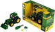 Klein toys john deere trekker voorlader met contragewicht - bouwset 6215 r trekker - 24,5x9,5x12 cm - groen geel