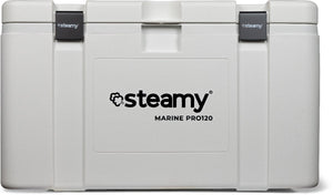 Steamy marine pro 120 - grote koelbox - extra goed geïsoleerd - 120 liter - frigobox - wit