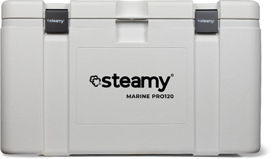 Steamy marine pro 120 - grote koelbox - extra goed geïsoleerd - 120 liter - frigobox - wit