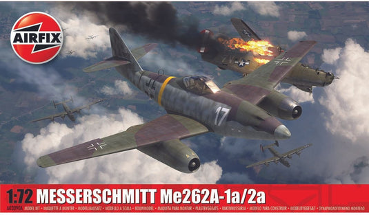 Airfix modelbouwpakket vliegtuigen - 03090a messerschmitt me 262a-1a 2a - vliegtuig plastic - 1:72 - modelbouw
