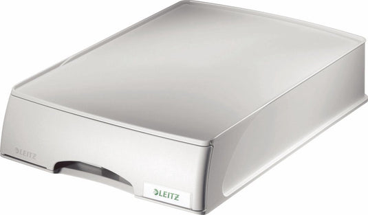Leitz plus brievenbak met lade - grijs