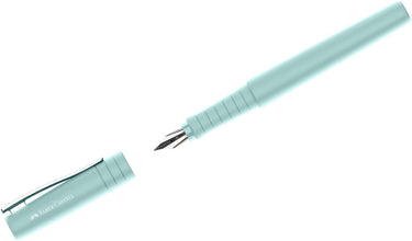 Faber-castell vulpen - poly pen - penpunt f - caribic blue - fc-241011